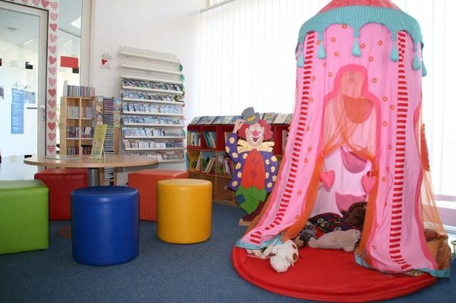 Spielecke in der Bücherei