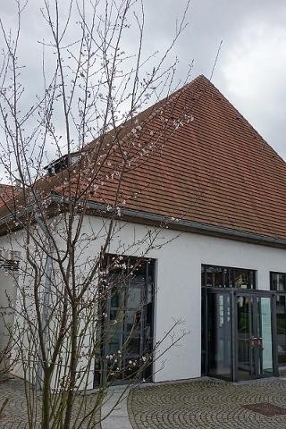 Seitenansicht der Kelter