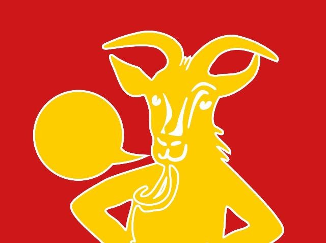 Chat-Bock - der digitale Bürgerassistent Deizisau Foto einer Ziege mit Sprechblase als Icon für den Chatbot