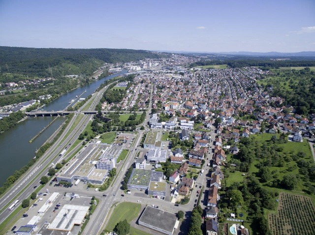 Drohnenansicht von Deizisau